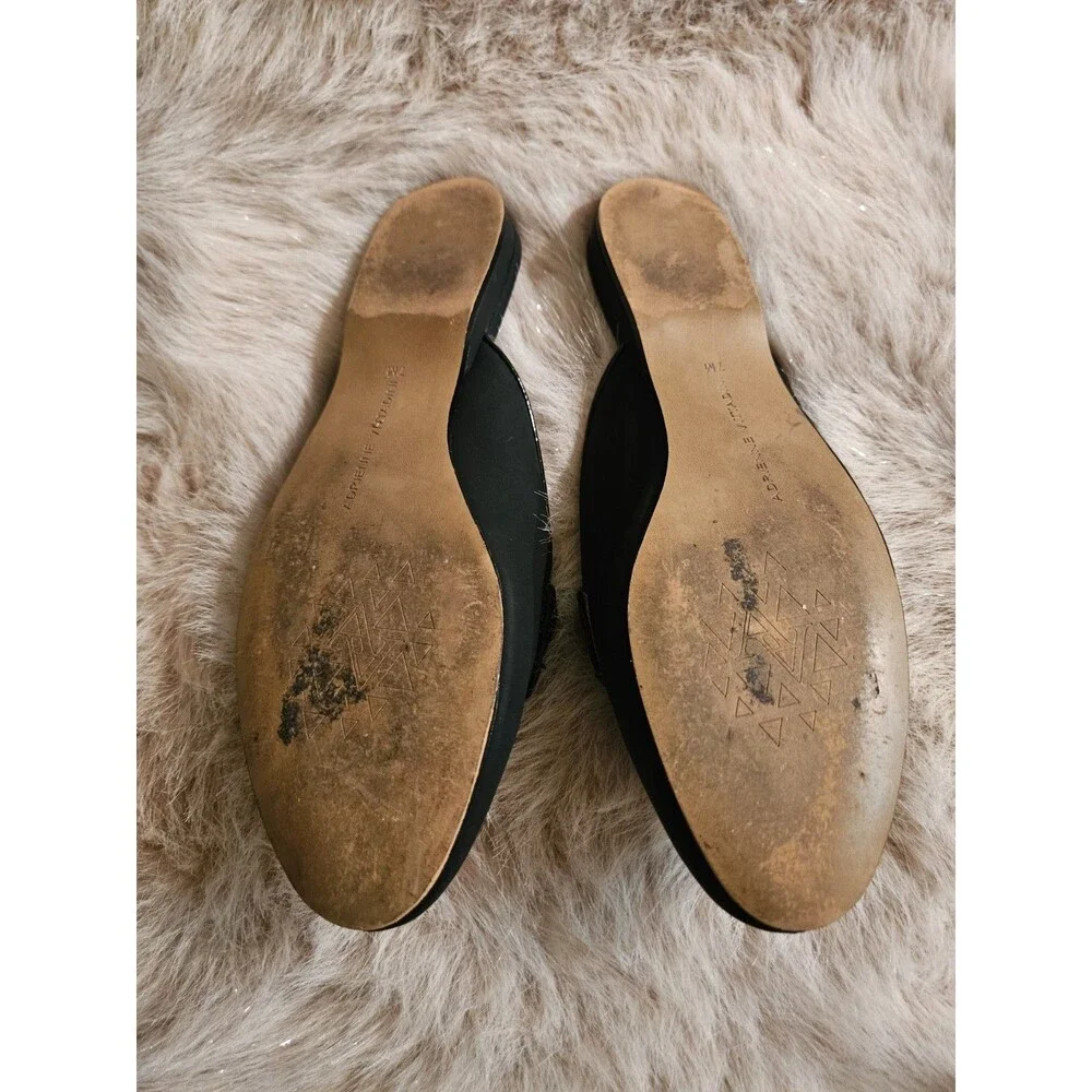 Adrienne Vittadini Saige Black Slip On Tassel Loafer Mule Sz 7.5 Still Online